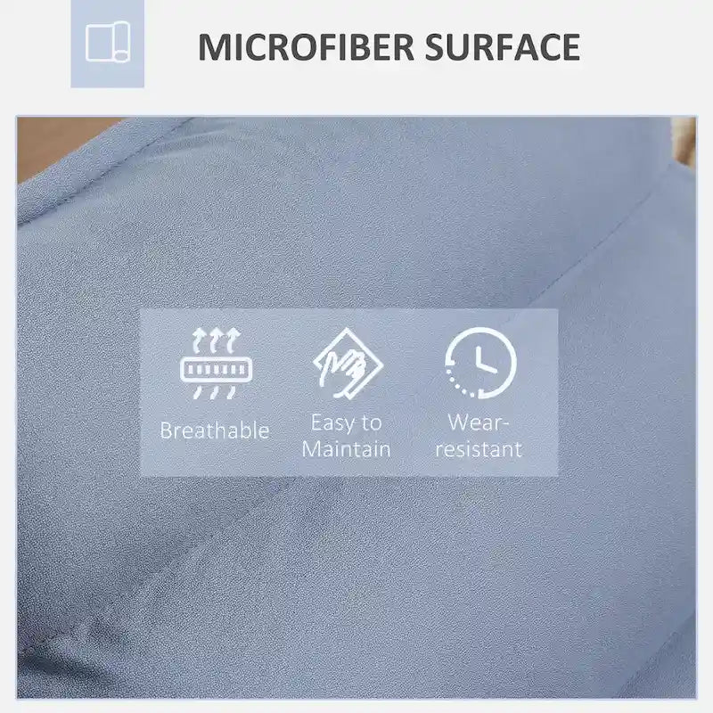 Chaise de sol pivotante réglable avec support dorsal – Siège rembourré en microfibre