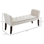 Banc rembourré avec coussin capitonné