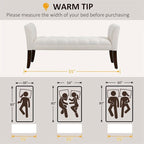 Banc rembourré avec coussin capitonné