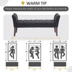 Banc rembourré avec coussin capitonné