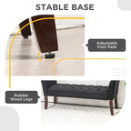 Banc rembourré avec coussin capitonné