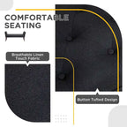 Banc rembourré avec coussin capitonné