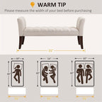 Banc rembourré avec coussin capitonné