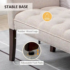 Banc rembourré avec coussin capitonné