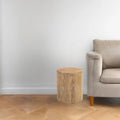 Table d'appoint ronde en bois massif