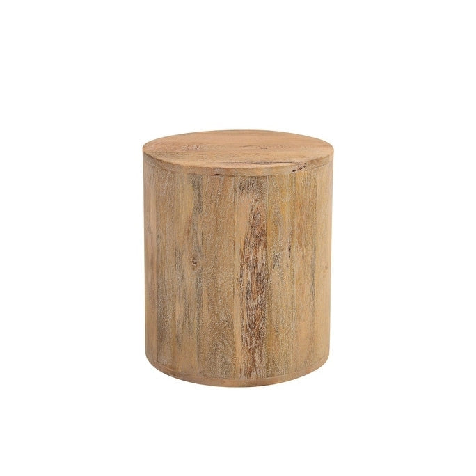 Table d'appoint ronde en bois massif