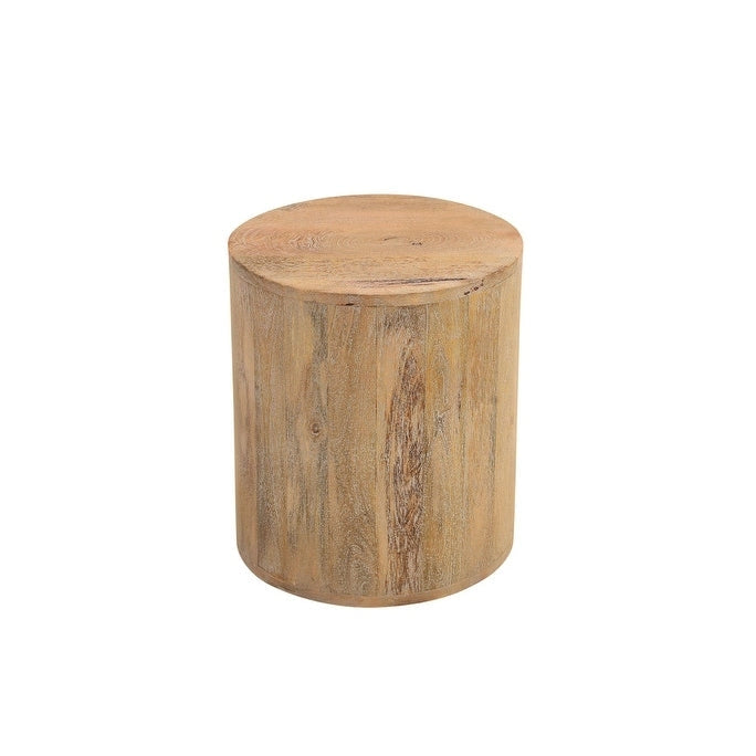 Table d'appoint ronde en bois massif