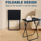 Lot de 2 tables TV pliantes