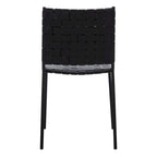 Chaises de salle à manger en cuir tressé, ensemble de 2 – 43,2 cm L x 52,1 cm P x 85,9 cm H