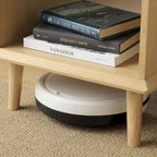 Table d'appoint en rotin avec tiroir de rangement et station de recharge
