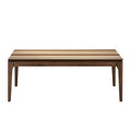 Table basse en bois avec plateau plaqué