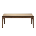 Table basse en bois avec plateau plaqué