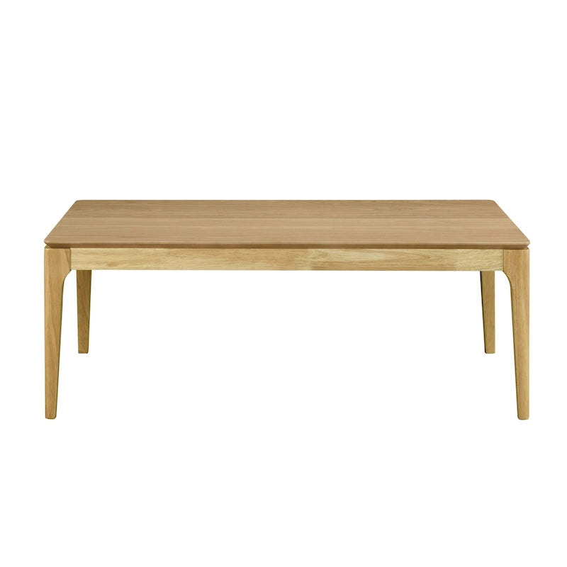 Table basse en bois avec plateau plaqué