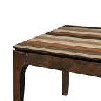 Table basse en bois avec plateau plaqué