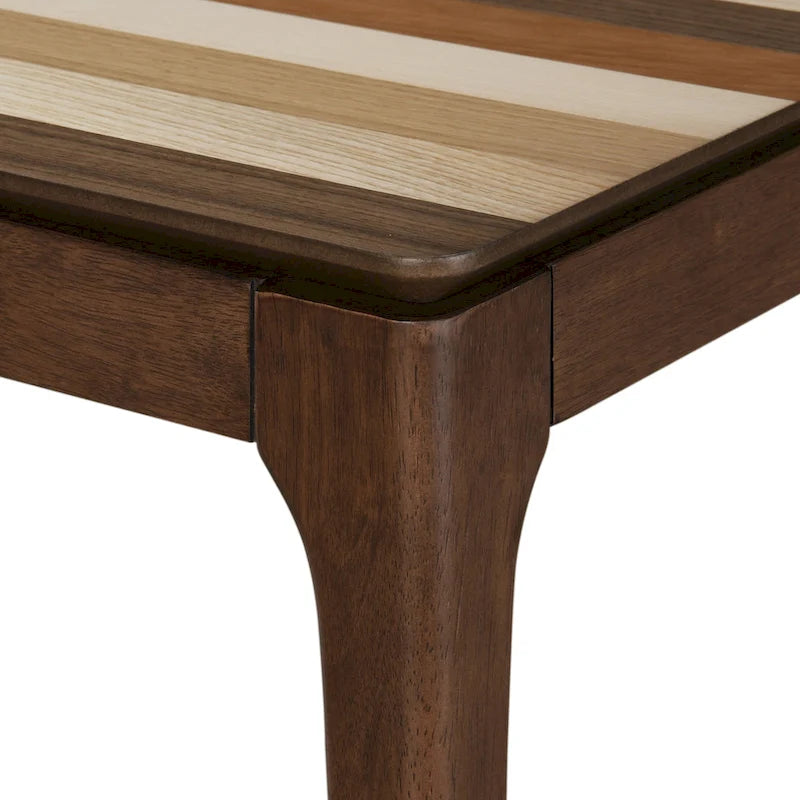 Table basse en bois avec plateau plaqué