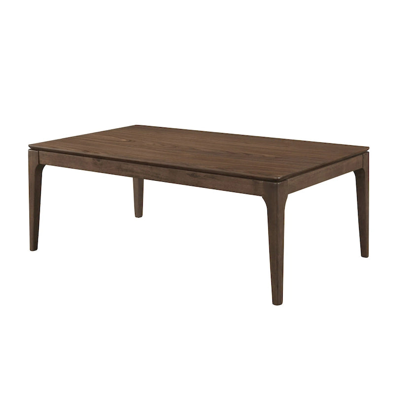 Table basse en bois avec plateau plaqué