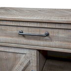 Console en pin rustique avec rangement