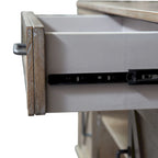 Console en pin rustique avec rangement
