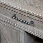 Console en pin rustique avec rangement