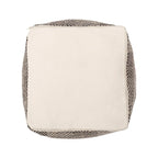 Pouf cube en coton fait main