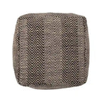 Pouf cube en coton fait main