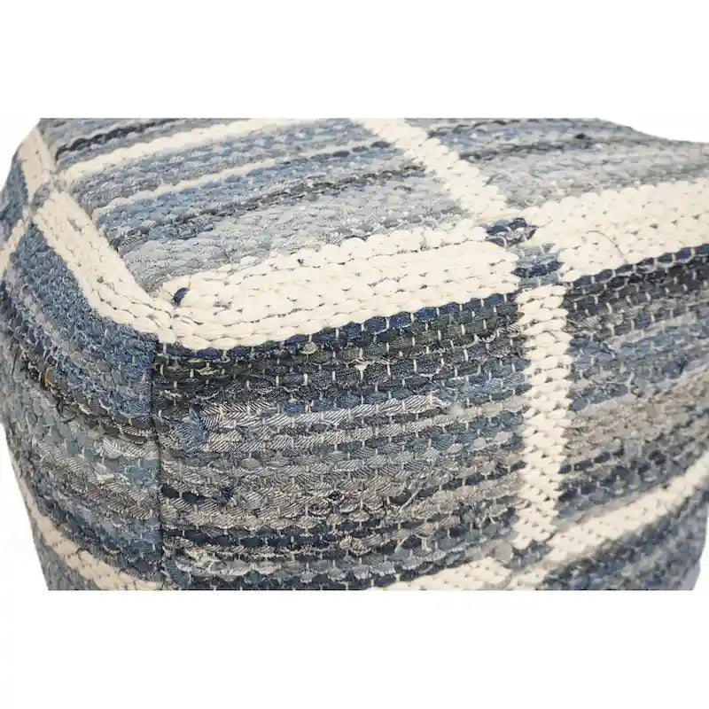 Pouf en Laine et Coton