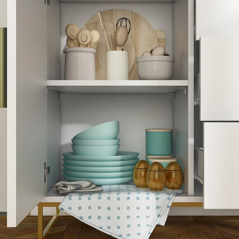 47,2 po (L) x 29,3 po (H) Buffet de rangement avec tiroirs et portes