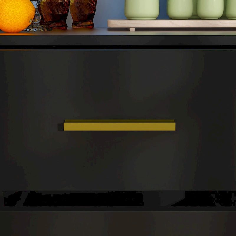 47,2 po (L) x 29,3 po (H) Buffet de rangement avec tiroirs et portes