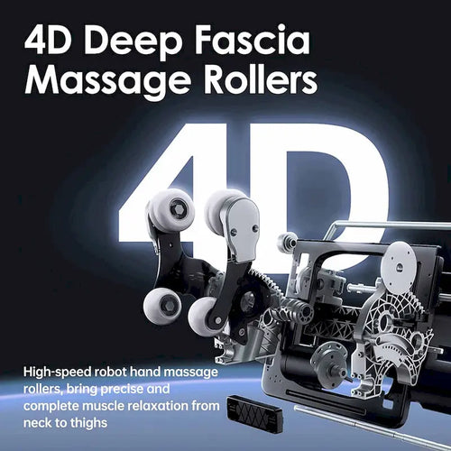 Fauteuil de massage 4D avec soin IA, commande vocale, chargement sans fil et rail SL