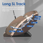 Fauteuil de massage 4D avec soin IA, commande vocale, chargement sans fil et rail SL
