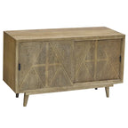 Buffet en bois massif de style Mid-Century Modern