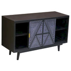Buffet en bois massif de style Mid-Century Modern
