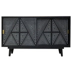 Buffet en bois massif de style Mid-Century Modern