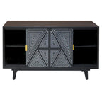 Buffet en bois massif de style Mid-Century Modern
