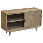 Buffet en bois massif de style Mid-Century Modern