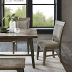 Chaise de salle à manger rembourrée, lot de 2
