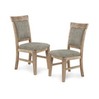 Chaise de salle à manger rembourrée, lot de 2