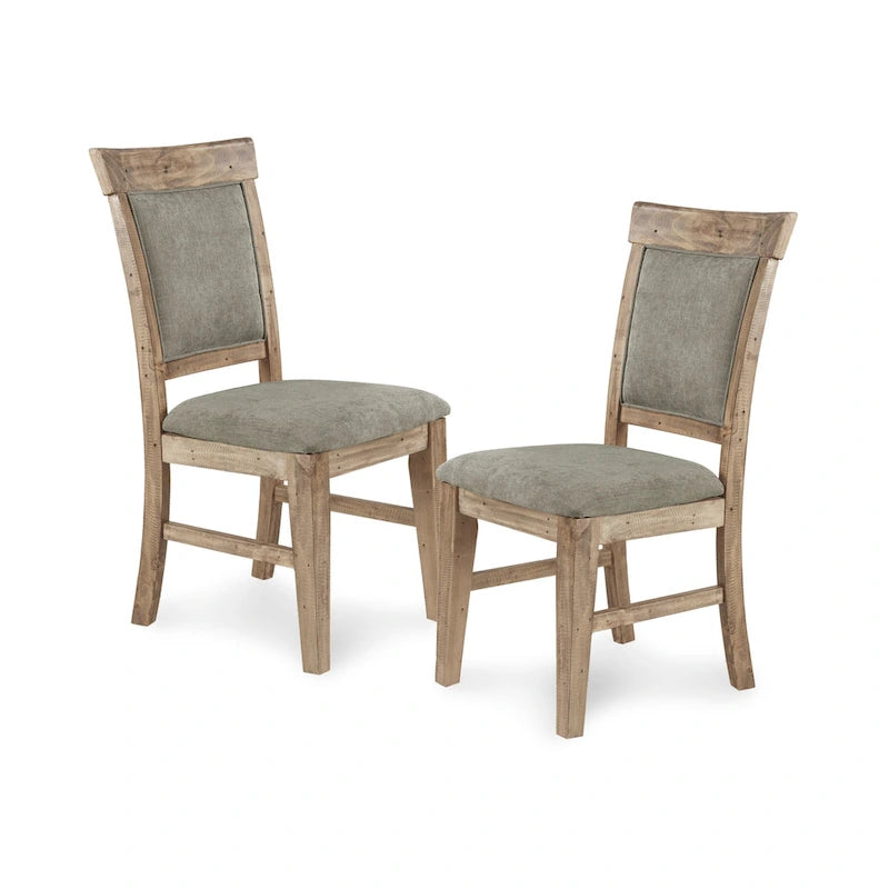 Chaise de salle à manger rembourrée, lot de 2