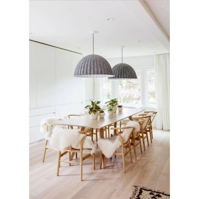 Ensemble de 2 chaises de salle à manger en bois avec accoudoirs en Y et assises en corde tressée