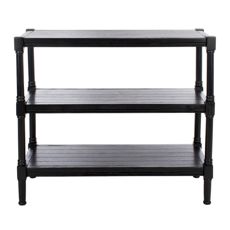 SAFAVIEH Olevia Console 3 étagères - 33,8 L x 13,8 P x 29,5 H - 34Lx14Px30H