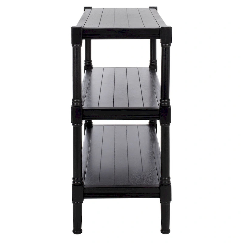 SAFAVIEH Olevia Console 3 étagères - 33,8 L x 13,8 P x 29,5 H - 34Lx14Px30H