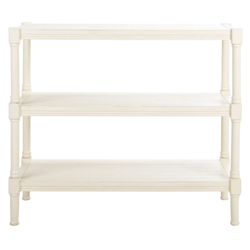 SAFAVIEH Olevia Console 3 étagères - 33,8 L x 13,8 P x 29,5 H - 34Lx14Px30H