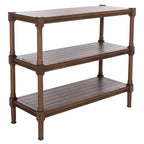 SAFAVIEH Olevia Console 3 étagères - 33,8 L x 13,8 P x 29,5 H - 34Lx14Px30H