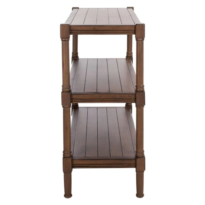 SAFAVIEH Olevia Console 3 étagères - 33,8 L x 13,8 P x 29,5 H - 34Lx14Px30H