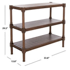 SAFAVIEH Olevia Console 3 étagères - 33,8 L x 13,8 P x 29,5 H - 34Lx14Px30H