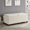 Banc Ottoman de Rangement Rembourré