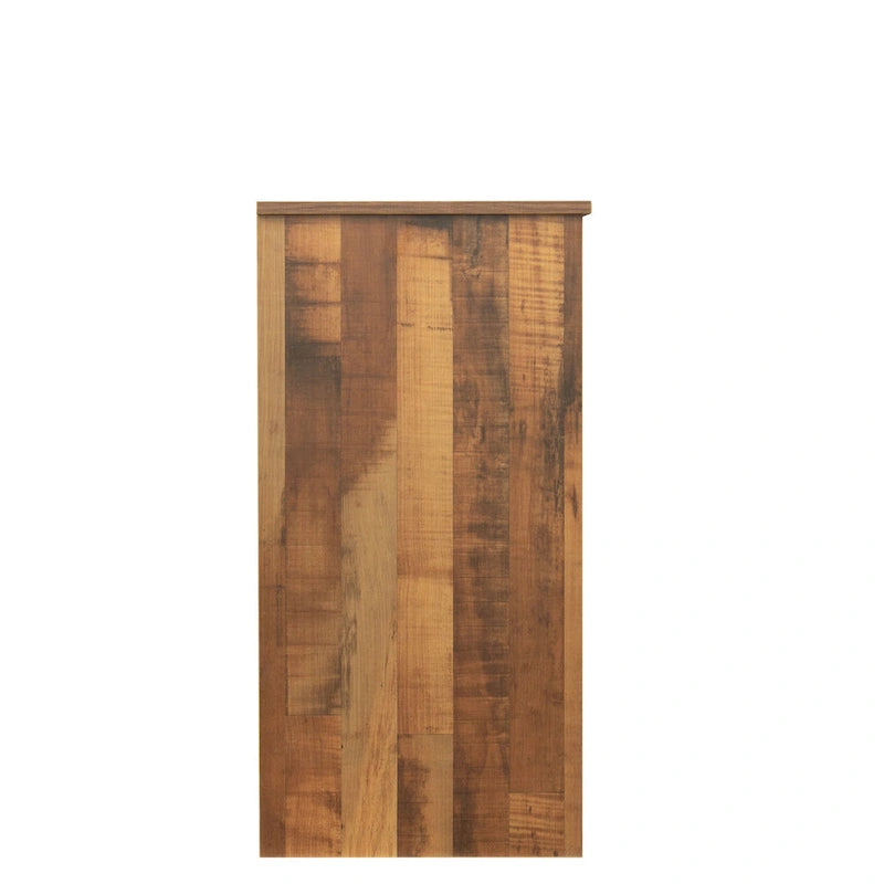 Buffet en bois avec 3 portes et 2 tiroirs