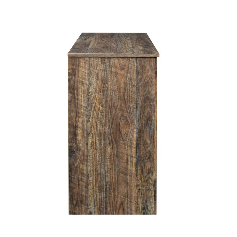 Buffet en bois avec 3 portes et 2 tiroirs