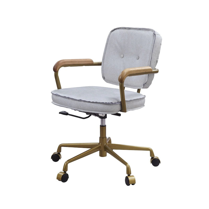 Fauteuil de bureau en similicuir avec siège réglable