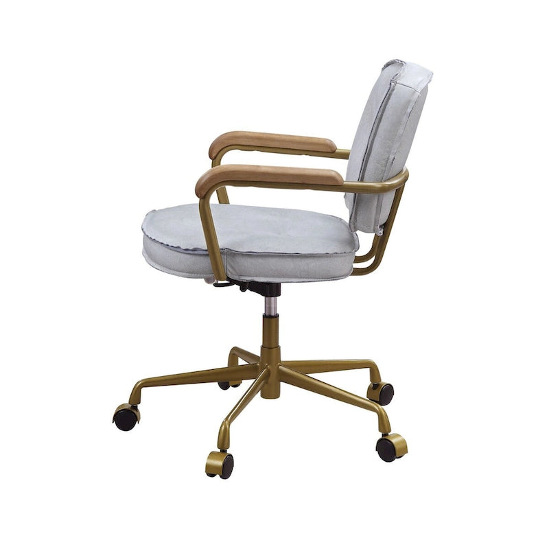 Fauteuil de bureau en similicuir avec siège réglable